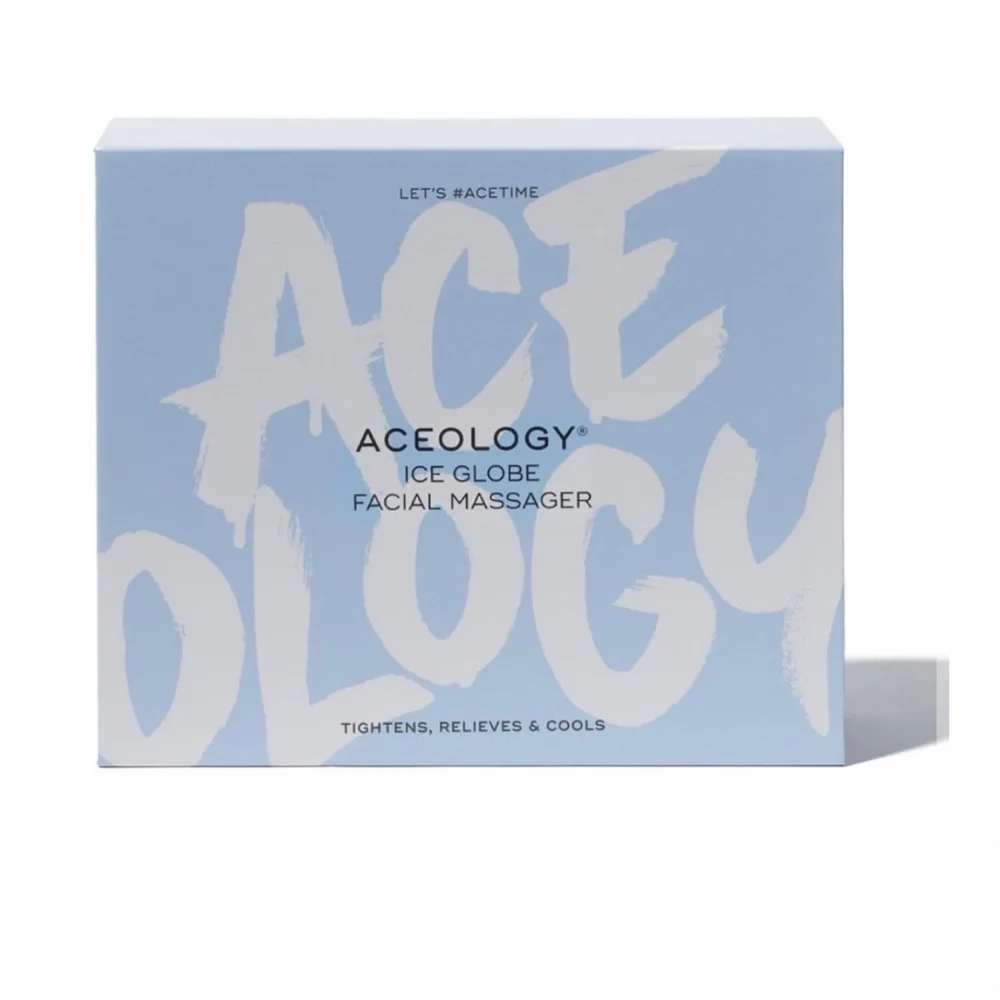 ACEOLOGY ORIGINAL BLUE ICE GLOBE FACIAL MASSAGER